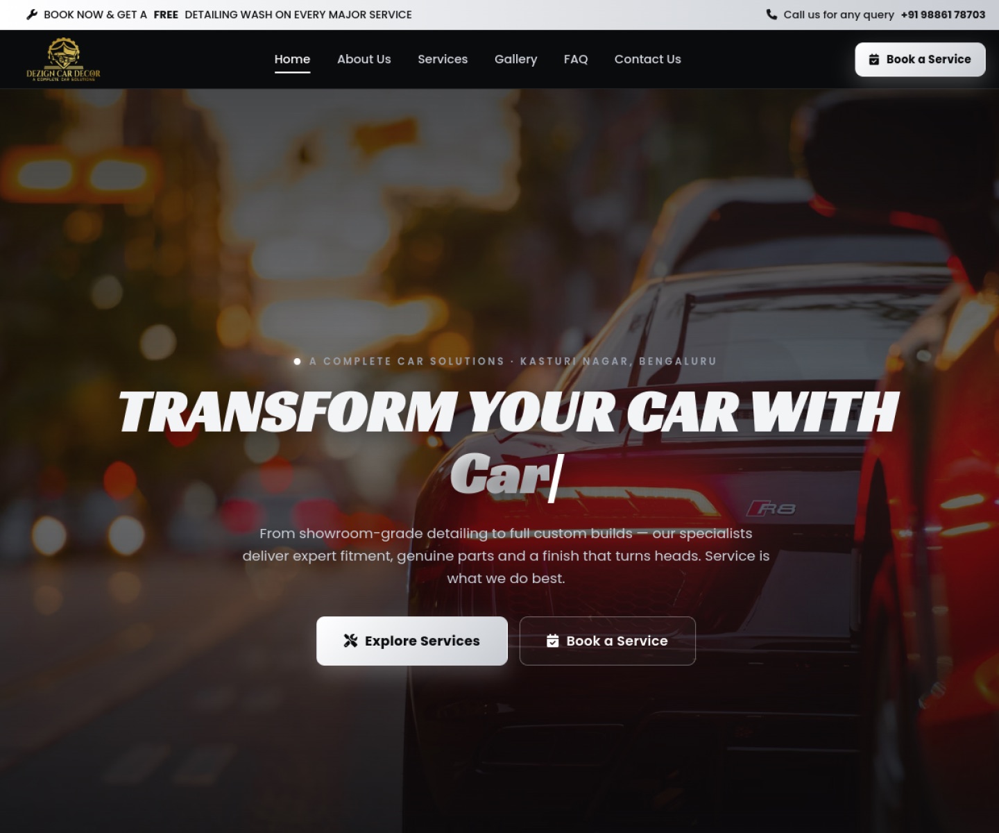 Dezign Car Decor — Car Wrapping & Customisation Studio built by MR Quest Technologies