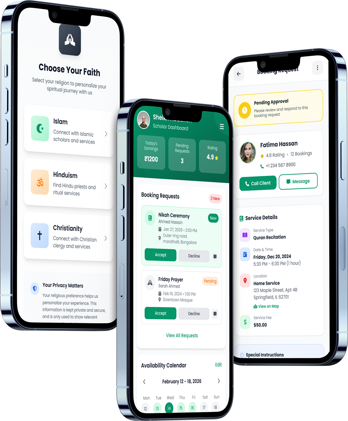 Divinifyy — Religious Scholar Booking Platform built by MR Quest Technologies