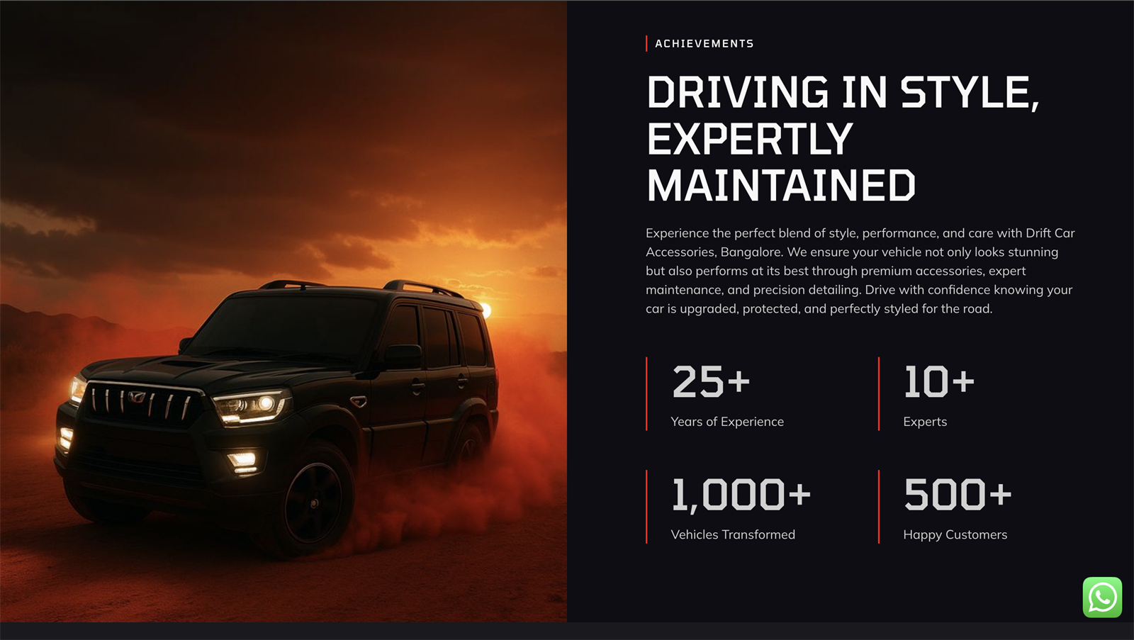 The Drift — Automotive Experience Platform built by MR Quest Technologies