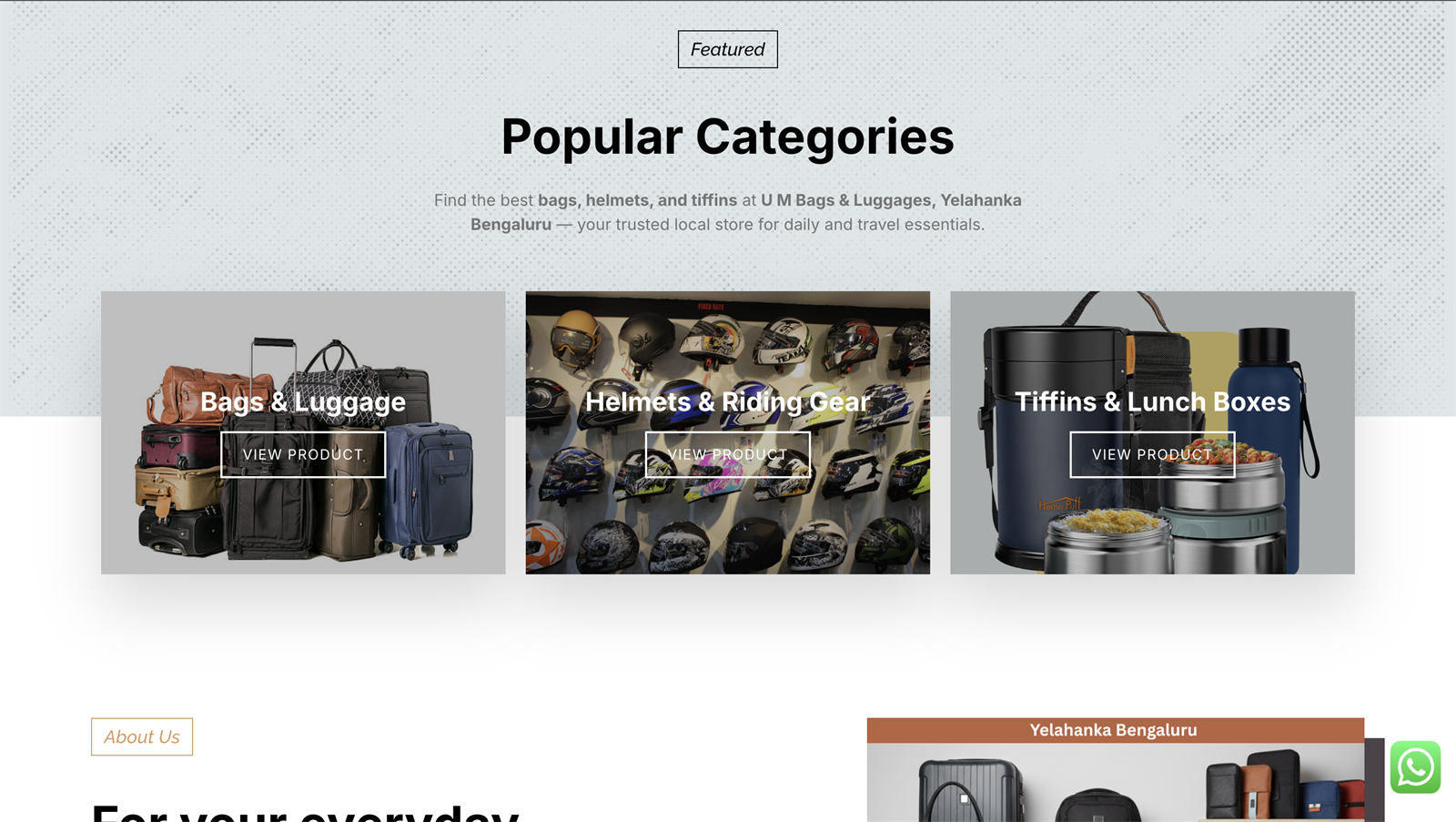 UM Bags — Bags & Accessories eCommerce built by MR Quest Technologies
