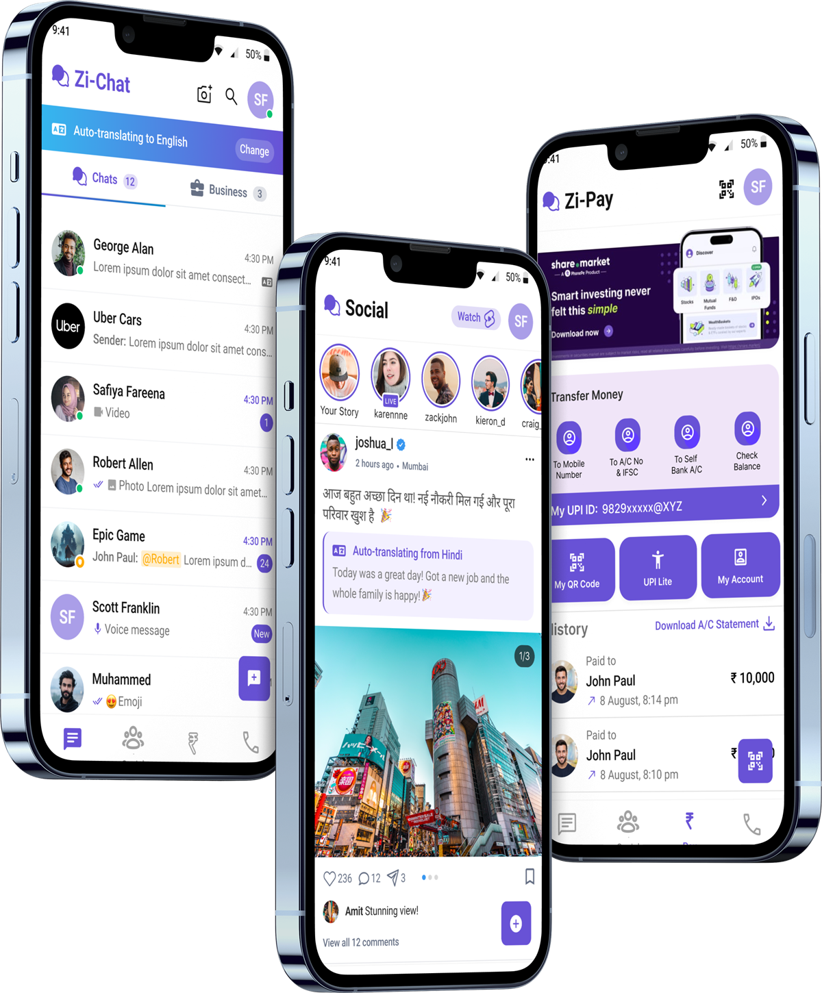 Zi-Chat — Real-time Corporate Messenger built by MR Tech Solutions